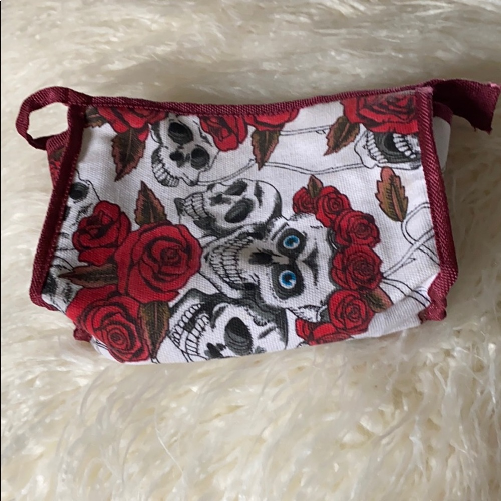 Day of the dead makeup bag